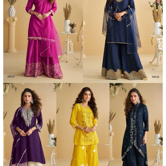 PREMIUM REAL SILK SALWAR SUIT - Picture 3 of 16